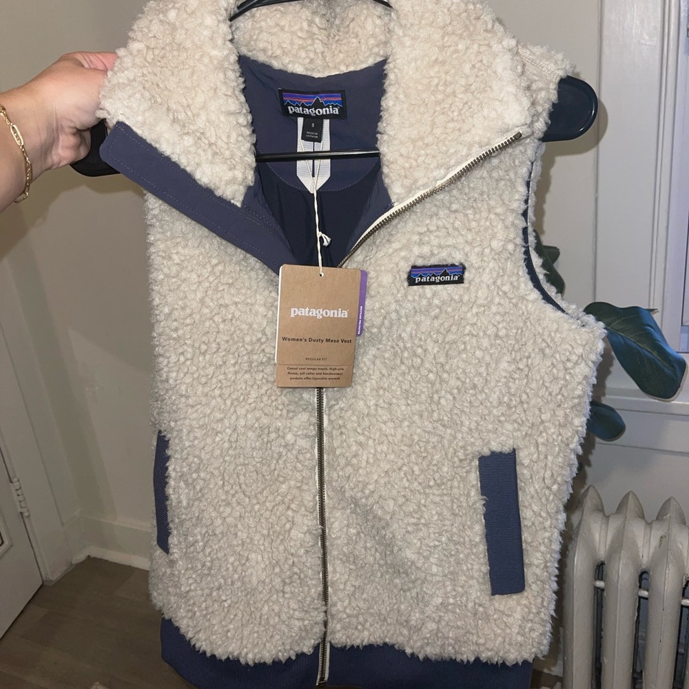 Brand new Patagonia fur vest with tags